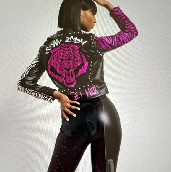 Azalea Wang moto jacket - Picture 5 of 5